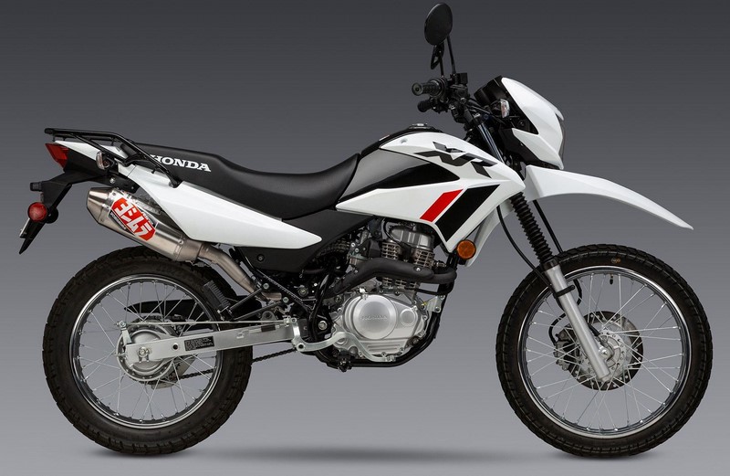 Yoshimura USA Honda XR150L Enduro Series RS-2 SO SS/AL/SS EXHAUST DIRT SLIP-ONS | 12149BC350 - Webike Thailand