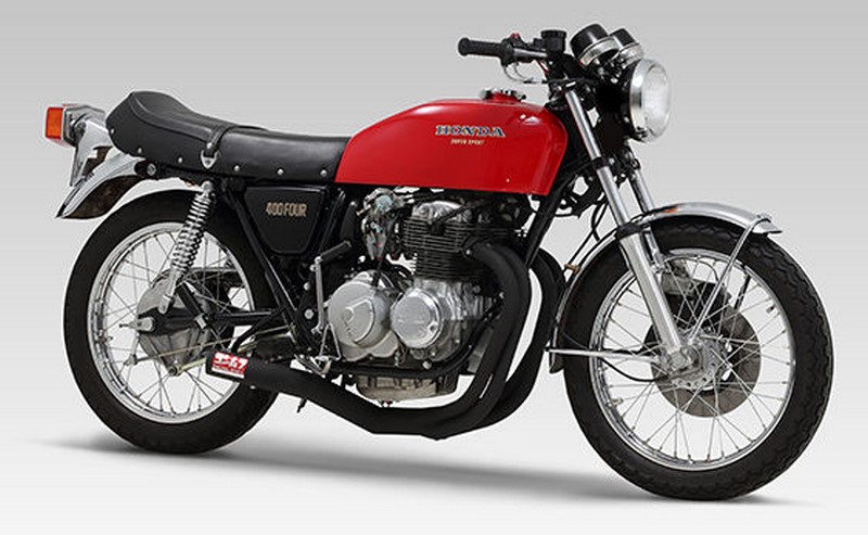 Yoshimura Racing Exhaust System Straight Cyclone CB400FOUR, Steel | 150-441-0640 - Webike Thailand