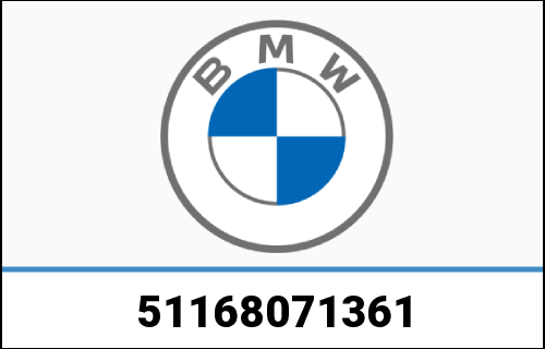 BMW左ブラックの本物のブレアズグパイパー（51168071361）| 51168071361