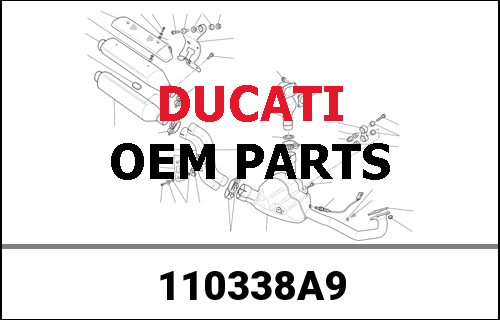 DUCATI / ドゥカティ Genuine L.H. SIDE COVER | 110338A9