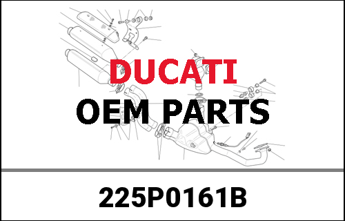 DUCATI / ドゥカティ Genuine COMPLETE HALF-CRANKCASES PAIR | 225P0161B