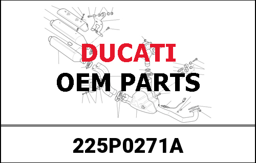DUCATI / ドゥカティ Genuine COMPLETE HALF-CRANKCASES PAIR | 225P0271A