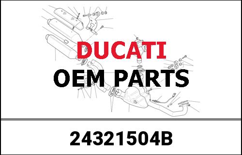 DUCATI / ドゥカティ Genuine COVER CLUTCH SIDE BLACK | 24321504B