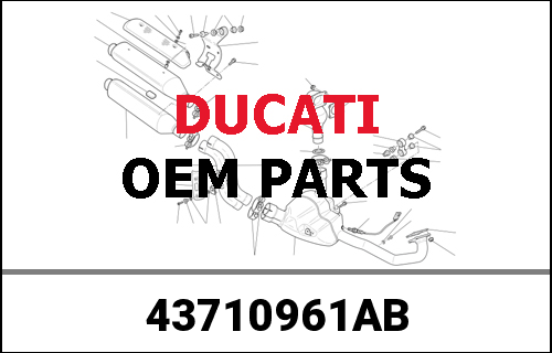 DUCATI / ドゥカティ Genuine "DUCATI / ドゥカティ" TRANSFER | 43710961AB