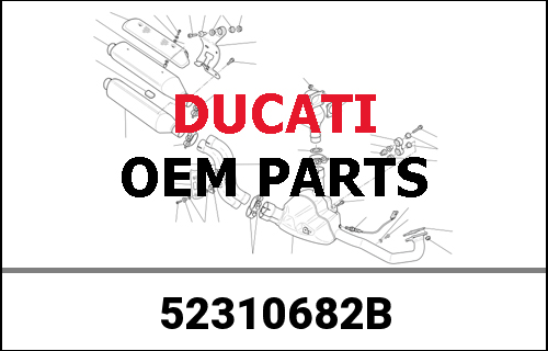 DUCATI / ドゥカティ Genuine LEFT MIRROR | 52310682B