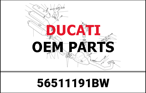 DUCATI / ドゥカティ Genuine PARAFANGO POST. 1717 ICEBERG WHITE | 56511191BW