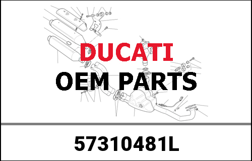 DUCATI / ドゥカティ Genuine RH SILENCER 996 RS/01 | 57310481L