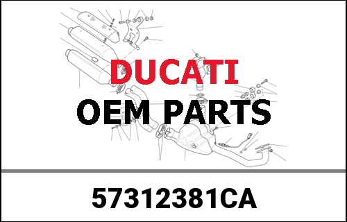 DUCATI / ドゥカティ Genuine SILENCER | 57312381CA