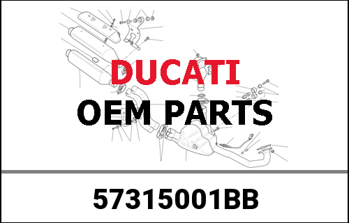 DUCATI / ドゥカティ Genuine SILENZIATORE 1717 EU5 PAINTED-OKISUMO | 57315001BB