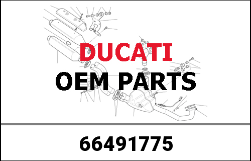 DUCATI / ドゥカティ Genuine R.H. SIDE COVER | 66491775