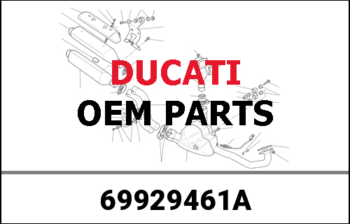 DUCATI / ドゥカティ Genuine KIT SILENZIATORE PANIGALE V2 USA | 69929461A