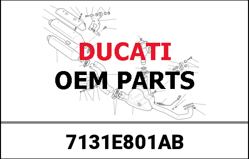 DUCATI / ドゥカティ Genuine SPACER 7X10X20X12 | 7131E801AB