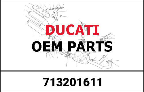 DUCATI / ドゥカティ Genuine SCREW M6X8 | 713201611