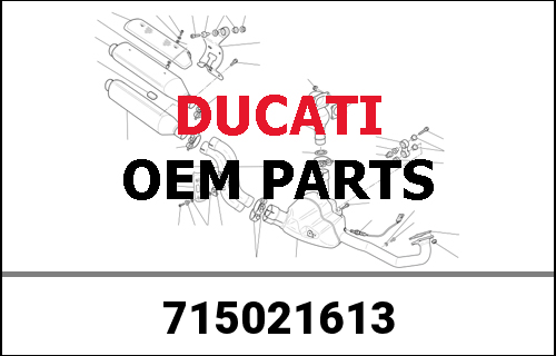 DUCATI / ドゥカティ Genuine SCREW M6X10 | 715021613