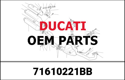 DUCATI / ドゥカティ Genuine SPACER 6.5X10X9.5 | 71610221BB