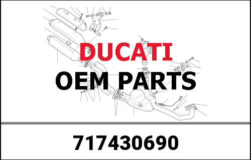 DUCATI / ドゥカティ Genuine SCREW M3X12 | 717430690