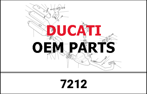 DUCATI / ドゥカティ Genuine CMPL.2/2LO.CARB.EXHAUST 900SS | 7212