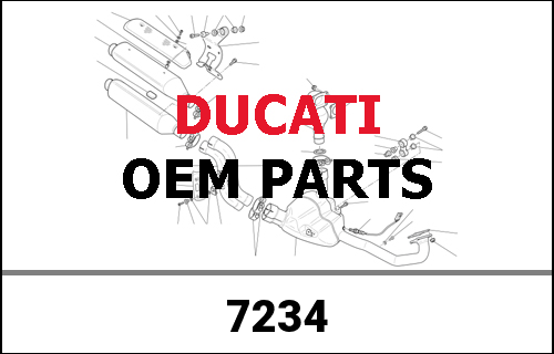 DUCATI / ドゥカティ Genuine CMPL.EXHA.D52-STAIN.ST.CAR.916 | 7234