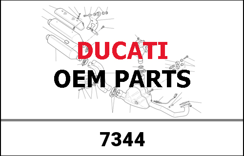 DUCATI / ドゥカティ Genuine CMPL.2/2 CARB.EXHAUST 900M-916 | 7344