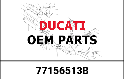 DUCATI / ドゥカティ Genuine CHHS SCREW M5X50 8.8 STSTR087 | 77156513B