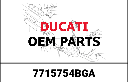 DUCATI / ドゥカティ Genuine VITE TCEIF M10X25 12.9 BL DOERKEN | 7715754BGA