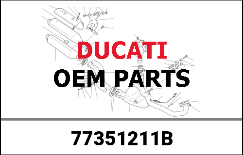 DUCATI / ドゥカティ Genuine VITE TCEIR M8X16 DIN 7984 8.8 | 77351211B