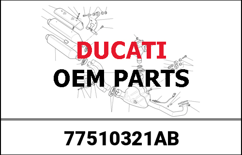 DUCATI / ドゥカティ Genuine SCREW M6X11 | 77510321AB