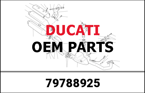 DUCATI / ドゥカティ Genuine 2 INTO 1 SILENCER | 79788925