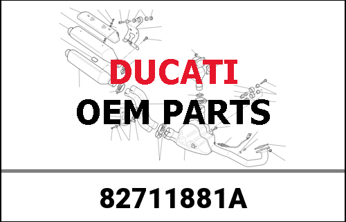 DUCATI / ドゥカティ Genuine RIGHT PLATE | 82711881A