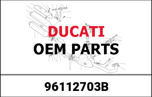 57010221A ドゥカティ純正 HORIZONTAL EXHAUST PIPE JP店-