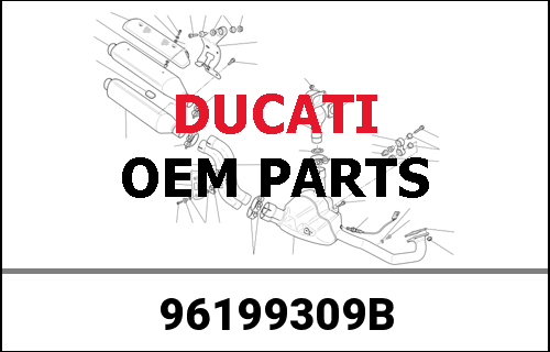 DUCATI / ドゥカティ Genuine Exhaust manifold unit - SBK | 96199309B