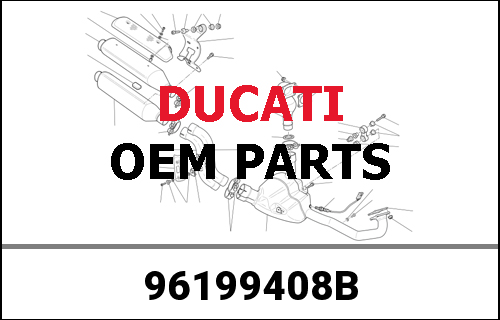 DUCATI / ドゥカティ Genuine EXHAUST MANIF.KIT DC 1098R | 96199408B