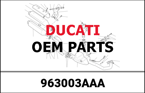 DUCATI / ドゥカティ Genuine SPARE LH SILEN- ALUM ROUND ST2 | 963003AAA