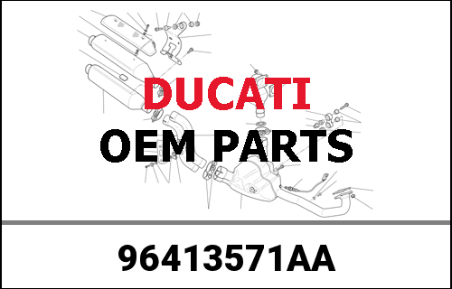 DUCATI / ドゥカティ Genuine 1803 CARBON END - RED RING | 96413571AA