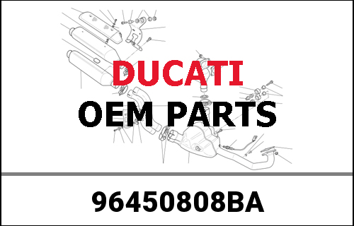 DUCATI / ドゥカティ Genuine Carbon complete racing exhaust assembly | 96450808BA