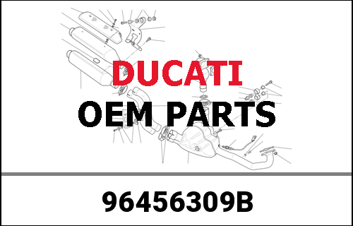 DUCATI / ドゥカティ Genuine Complete exhaust system with carbon sile | 96456309B