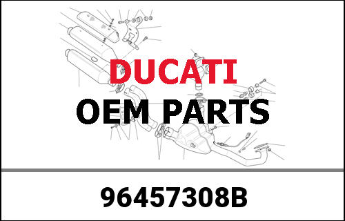 DUCATI / ドゥカティ Genuine Carbon racing silencer kit - SBK | 96457308B