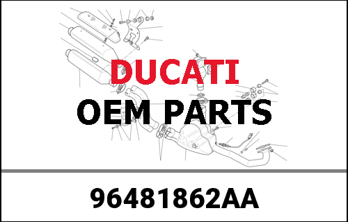 DUCATI / ドゥカティ Genuine DVL RACING COMPLETE EXHAUST SYSTEM 1605 | 96481862AA