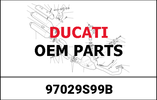 DUCATI / ドゥカティ Genuine NUM-PLT FRAME -07/99 ALL MM | 97029S99B