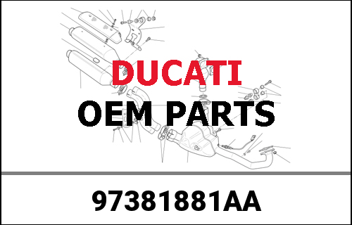 DUCATI / ドゥカティ Genuine 1803 ALUMINUM LIC. PLATE SUPPORT SET | 97381881AA