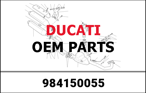 DUCATI / ドゥカティ Genuine "DUCATI / ドゥカティ SERVICE" WALL STICKER | 984150055