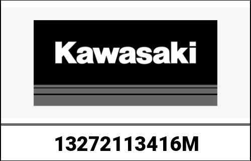 KAWASAKI / カワサキ Genuine PLATE,LH,D.R.RED KAF400ACF | 13272113416M