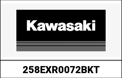 KAWASAKI / カワサキ Genuine CARBON BRACKET AND CLAMP ZX100 | 258EXR0072BKT