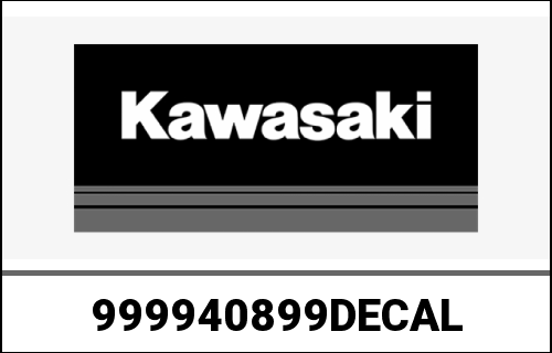 KAWASAKI / カワサキ Genuine TOPCASE 47LV2 KAWA LOGO | 999940899DECAL