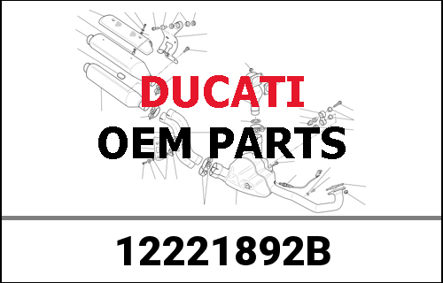 DUCATI純正 PISTON ASSY | 12221892B