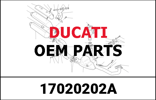 DUCATI純正 CLUTCH, CRANKSHAFT GEARS SET | 17020202A
