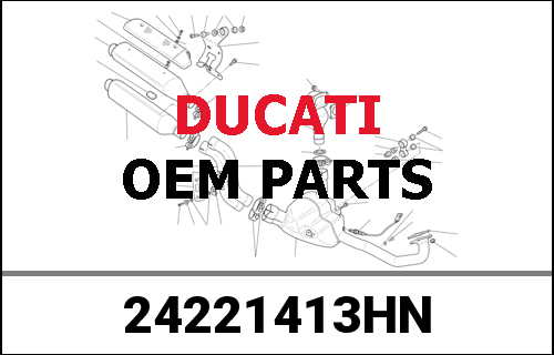 DUCATI純正 DREHSTROMGENERATORSDECKEL | 24221413HN