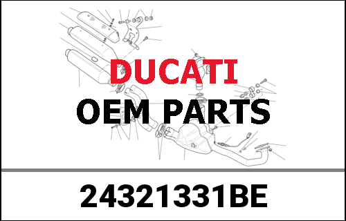DUCATI純正 COVER CLUTCH SIDE BLACK | 24321331BE