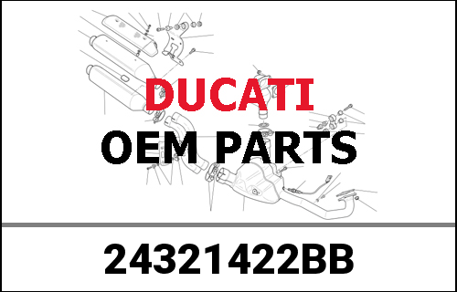 DUCATI純正 CLUTCH SIDE COVER | 24321422BB