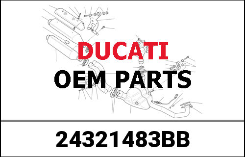 DUCATI純正 CLUTCH SIDE COVER | 24321483BB